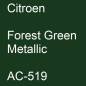 Preview: Citroen, Forest Green Metallic, AC-519.